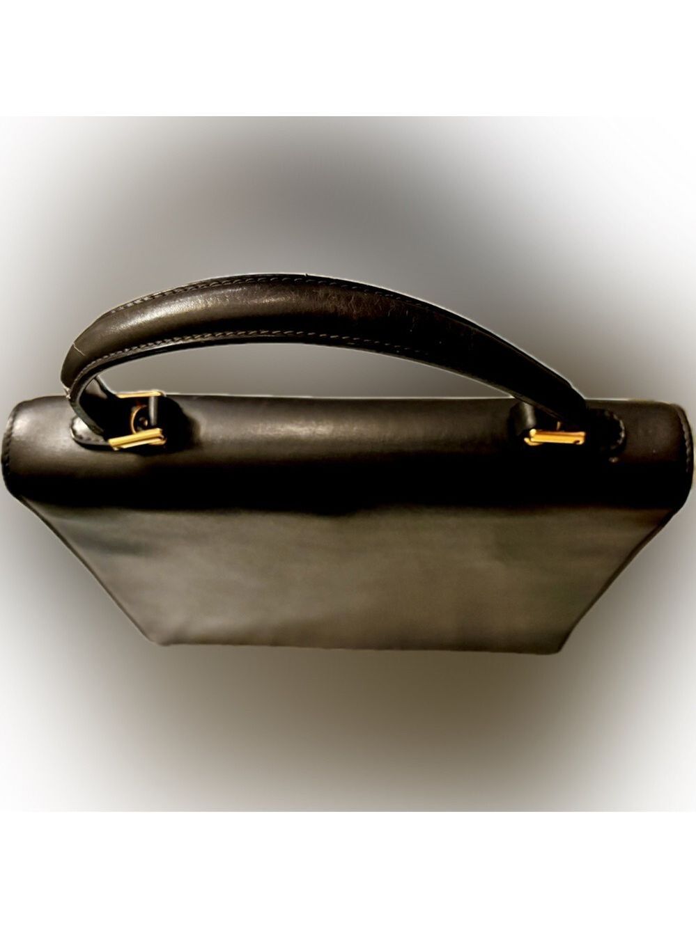 Gucci (w. COA) Calfskin Lady Lock Top Handle Satchel - Picture 4 of 16
